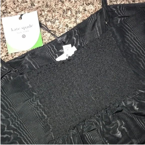 🆕Kate Spade X Target Ruffled Tiered Sleeveless Midi Dress Black Sz M | NWT - Picture 6 of 9